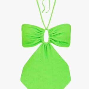 Mara  Hoffman Blanca Lime XS bathing suit